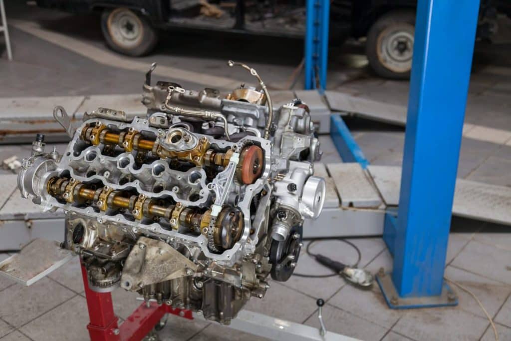 Overhauled engine